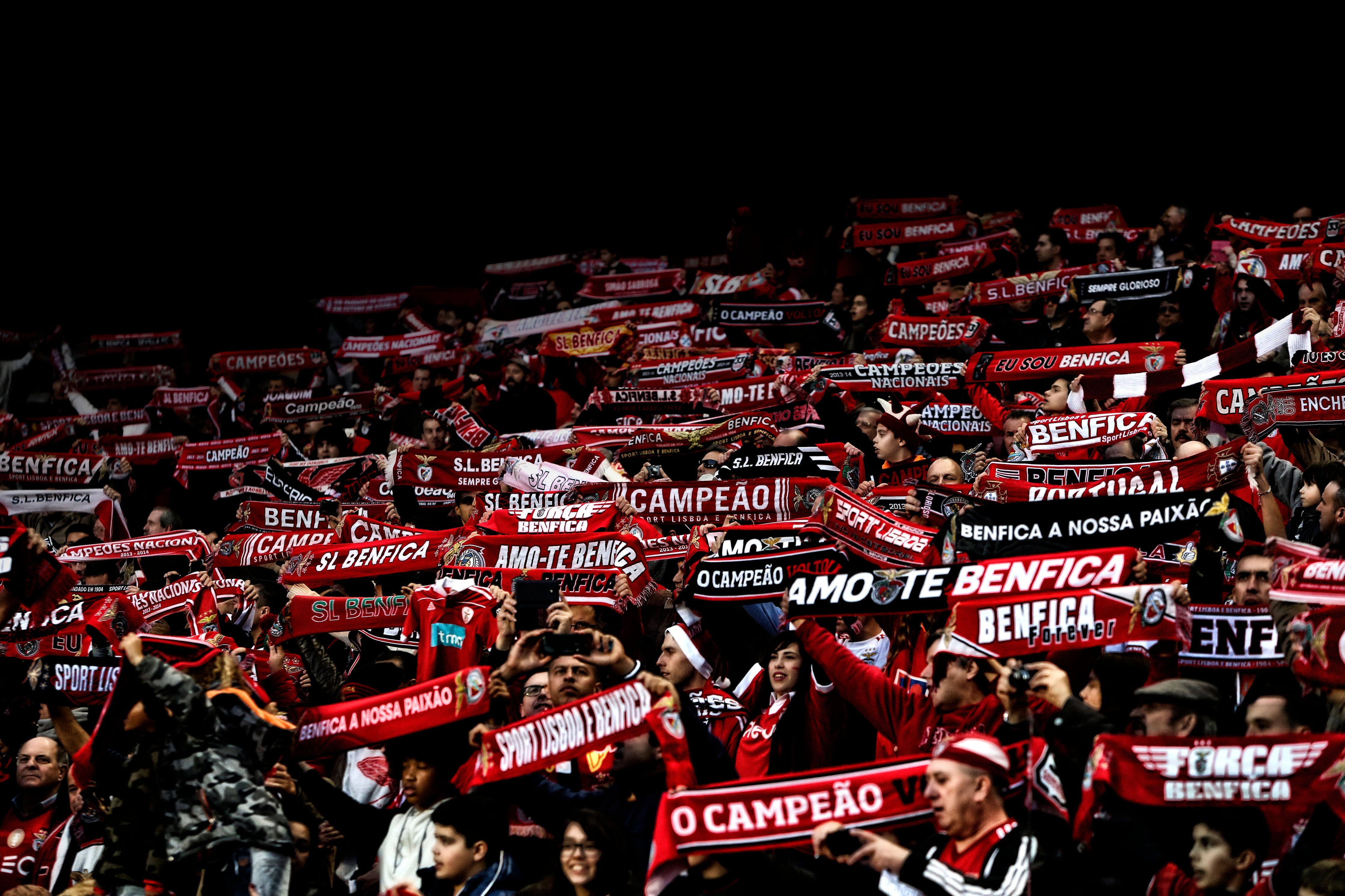 Sl Benfica fans